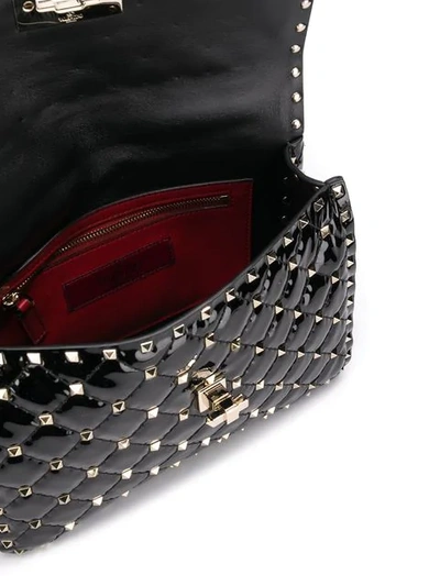 Shop Valentino Garavani 'rockstud Spike' Handtasche In Black