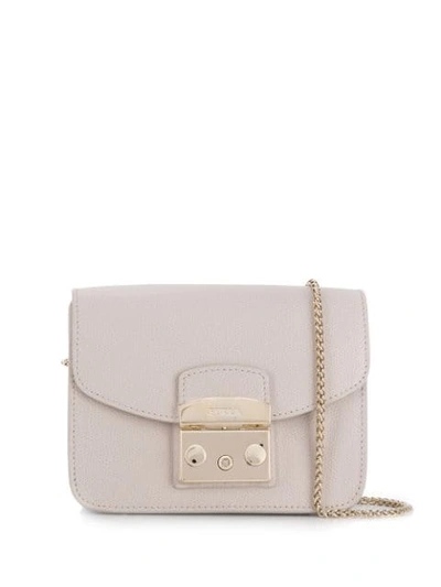 Shop Furla Metropolis Crossbody Bag - Neutrals