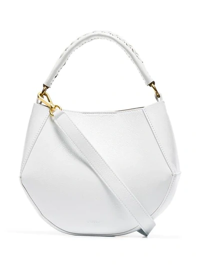 Shop Wandler Corsa Mini Shoulder Bag In White