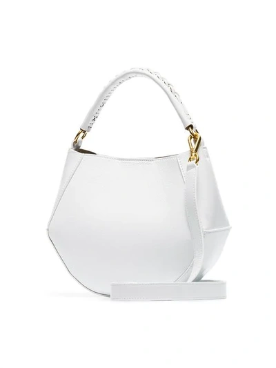 Shop Wandler Corsa Mini Shoulder Bag In White