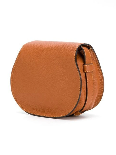 Shop Chloé Marcie Shoulder Bag In Brown