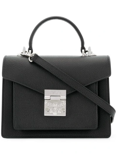 Shop Mcm Eagle Mini Bag In Black