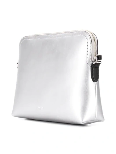 Shop Dkny The Everywhere Pouch In Silver