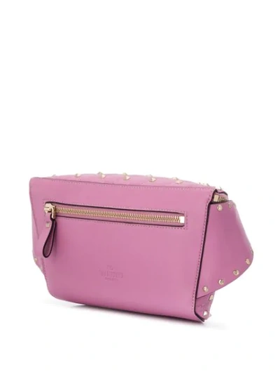 Shop Valentino Garavani Rockstud Spike Belt Bag In Pink