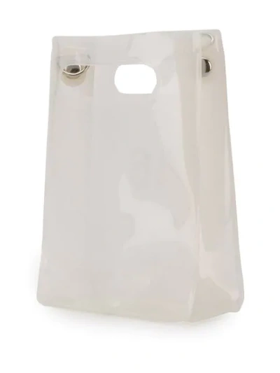 Shop Nana-nana 'a6 Paperbag' Umhängetasche In White