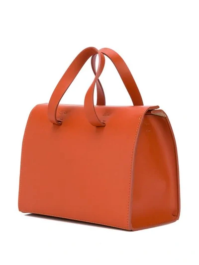 Shop Aesther Ekme Mini Doctor Bag In Orange