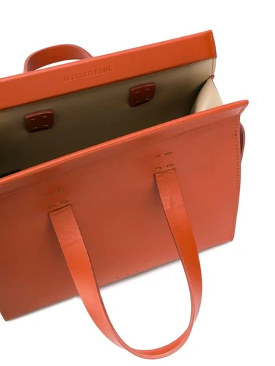 Shop Aesther Ekme Mini Doctor Bag In Orange