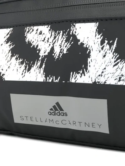 Shop Adidas By Stella Mccartney Leopard Print Belt Bag In Black