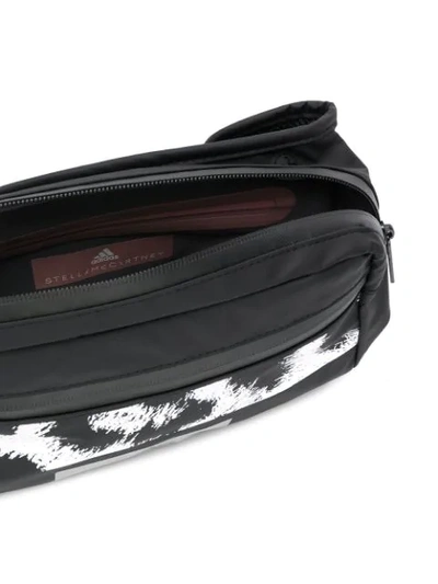 Shop Adidas By Stella Mccartney Leopard Print Belt Bag In Black