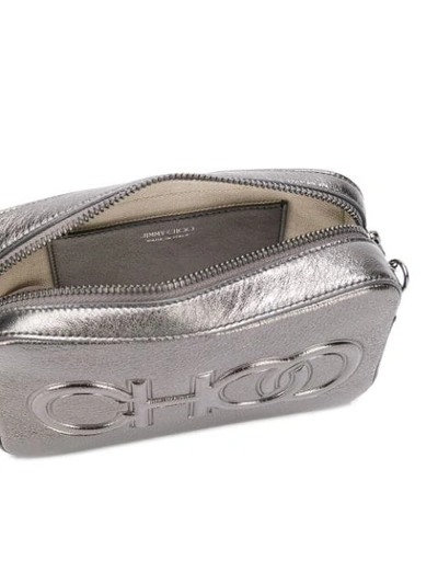 Shop Jimmy Choo Balti Shoulder Bag In Metallic