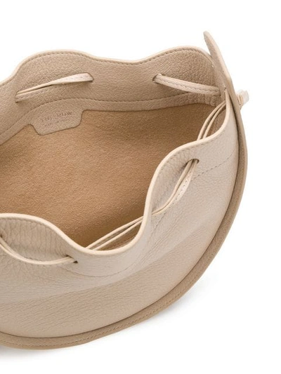 Shop The Row Round Bucket Bag In Neutrals