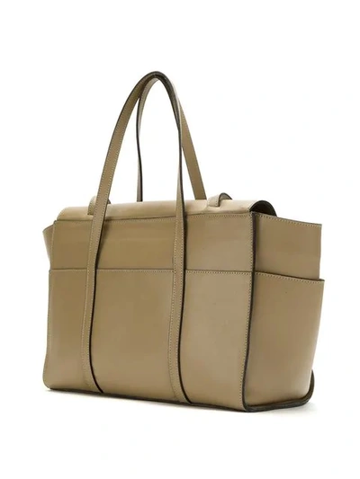 Shop Gloria Coelho Leather Shoulder Bag In Green