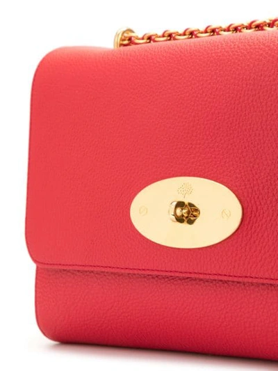 Shop Mulberry Medium Lily Shoulder Bag In Red