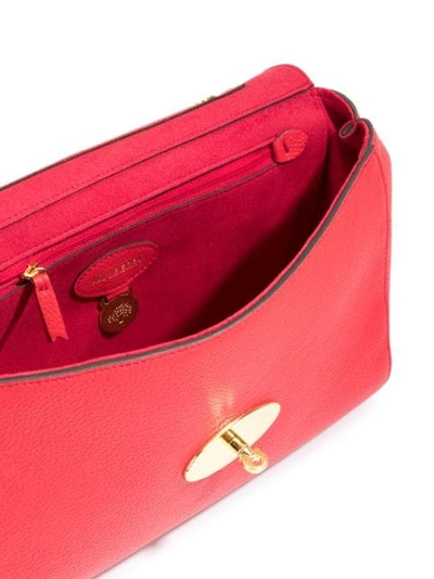 Shop Mulberry Medium Lily Shoulder Bag In Red
