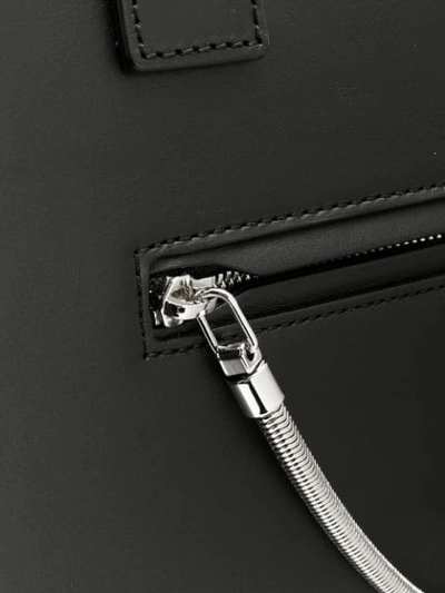 Shop Alexander Wang Chain Shoulder Bag In Black