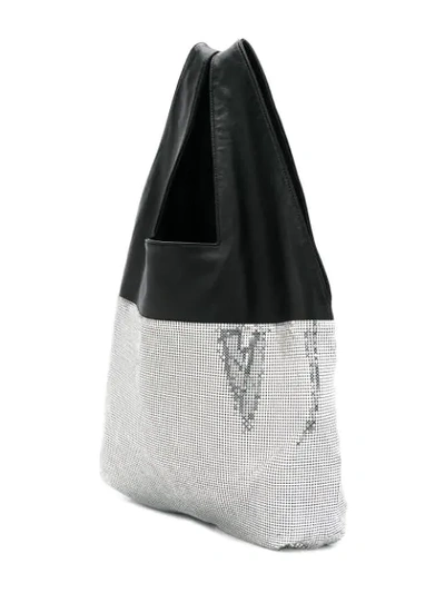 Shop Paco Rabanne Iconic Tote Bag In Black