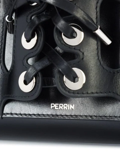 Shop Perrin Paris Clutch Mit Schnürung In Black