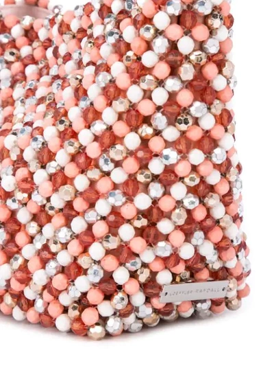 Shop Loeffler Randall Beaded Tote Bag In Pink