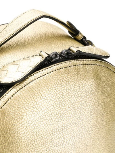 Shop Bottega Veneta Electre Backpack In Gold
