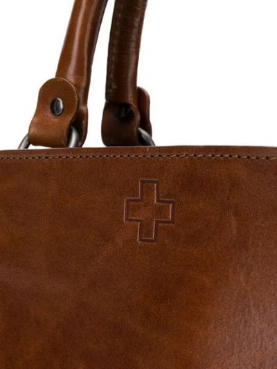 Shop A.f.vandevorst Studded Shoulder Bag In Brown