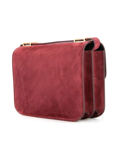 Shop Victoria Beckham Eva Shoulder Bag In Red