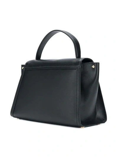 Shop Michael Michael Kors Whitney Large Satchel In Black