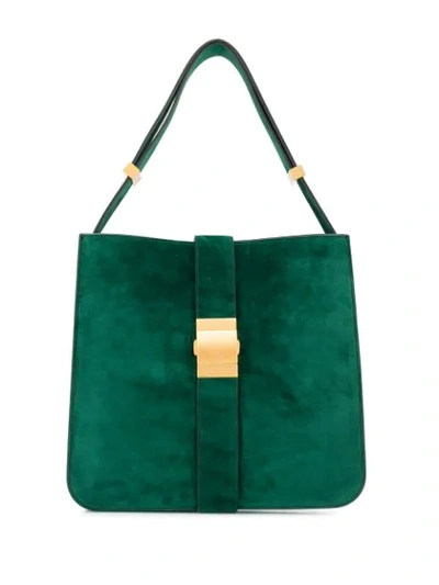 Shop Bottega Veneta Marie Shoulder Bag In Green