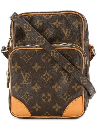 Pre-owned Louis Vuitton  Amazon Monogram Crossbody Bag In Brown