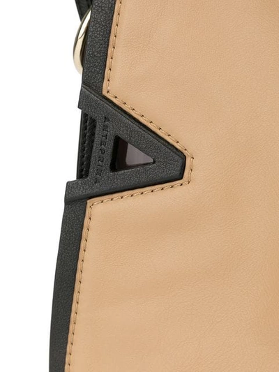 Shop Anteprima Alisea Plexi Shoulder Bag In Brown