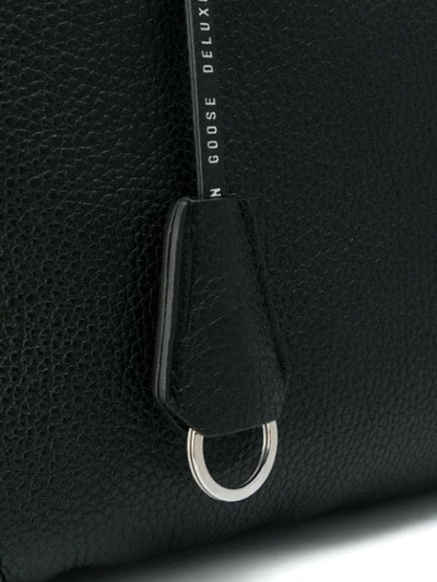 Shop Golden Goose Logo Keychain Tote In Black