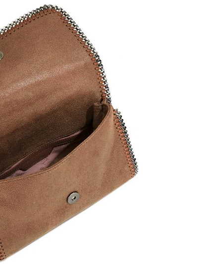 Shop Stella Mccartney Falabella Shoulder Bag In Brown