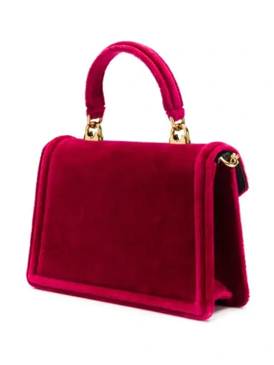 Shop Dolce & Gabbana Devotion Crossbody Bag In Red