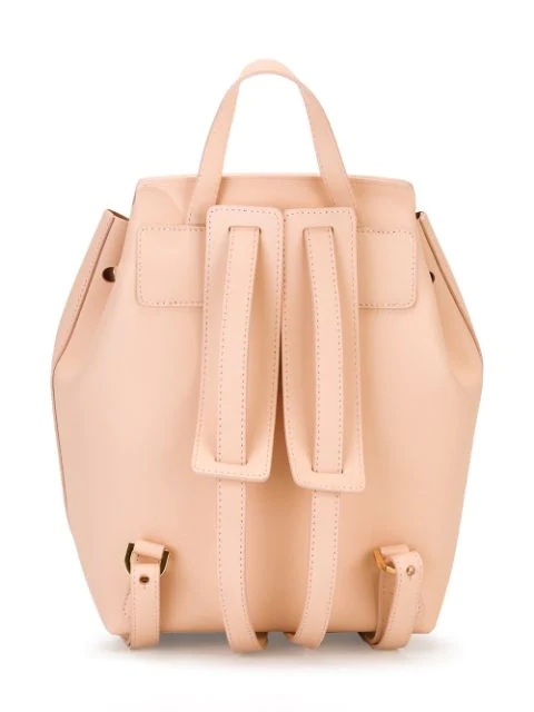 Mansur Gavriel Pink Leather Mini Backpack | ModeSens