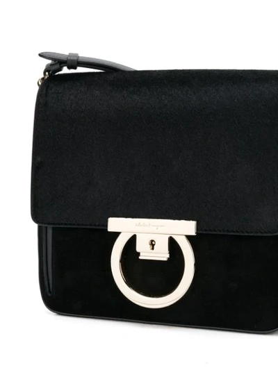 Gancini crossbody satchel