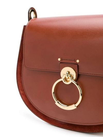 Shop Chloé Tess Camera Bag In Brown
