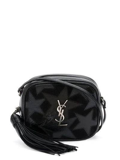 Shop Saint Laurent Blogger Star Crossbody Bag In Black