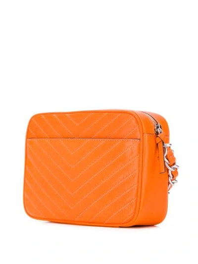 Shop Tory Burch Fleming Camera Bag In Orange