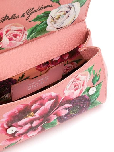Shop Dolce & Gabbana Sicily Tote Bag In Pink