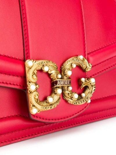 Shop Dolce & Gabbana Sicily Tote In Red
