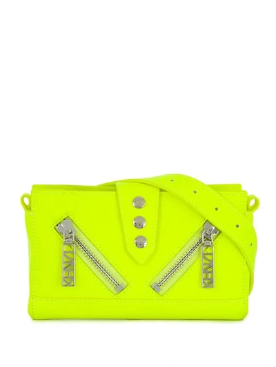 Shop Kenzo Kalifornia Rectangular Bag In 39 Citron