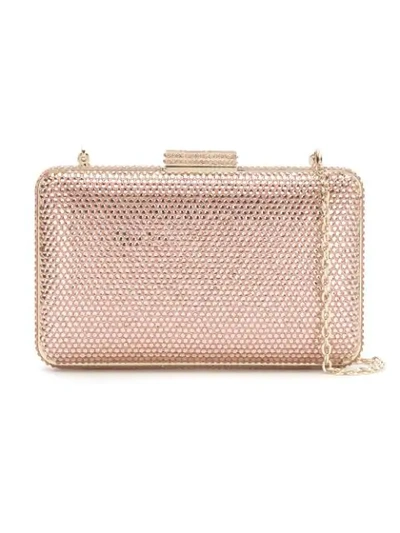 Shop Serpui Crystal Clutch In Yellow