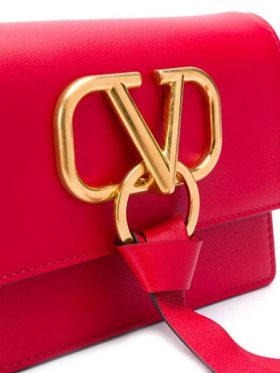Shop Valentino Garavani Vring Cross-body Bag In Red