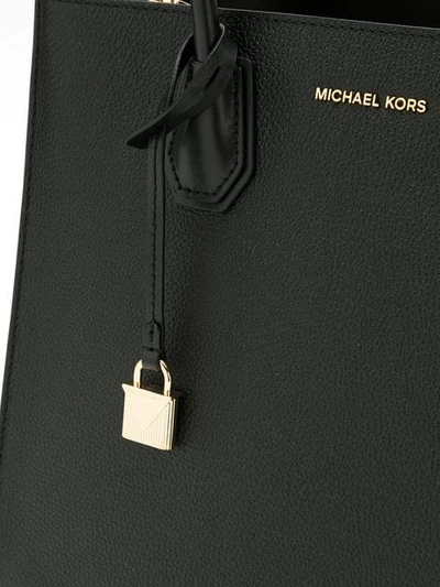 Shop Michael Michael Kors Large Mercer Tote In Black