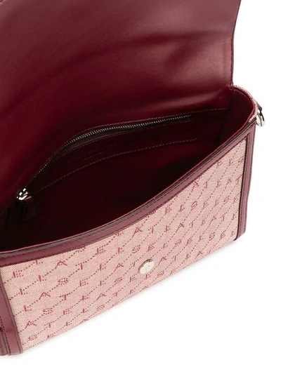 Shop Stella Mccartney Monogram Logo Crossbody Bag - Pink
