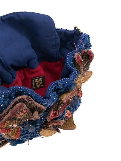 Shop Jamin Puech Sequinned Shoulder Bag - Blue