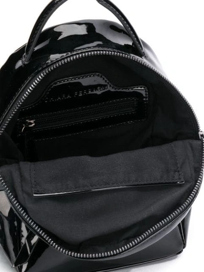 Shop Chiara Ferragni Flirting Embroidery Backpack In Black