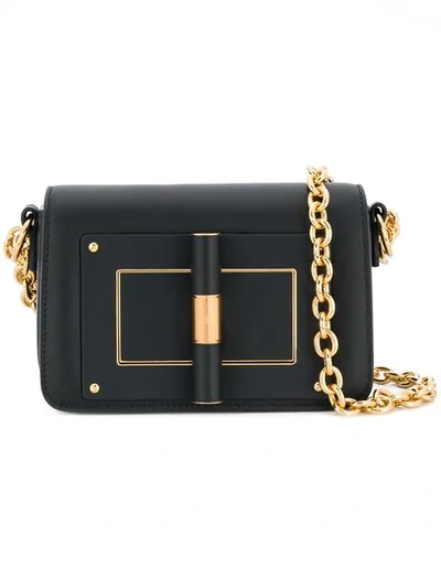 Shop Tom Ford Natalia Shoulder Bag In Black