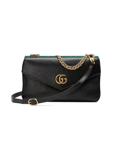 Shop Gucci Medium Double Shoulder Bag In Green