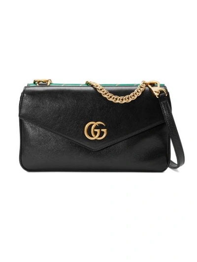 Shop Gucci Medium Double Shoulder Bag In Green