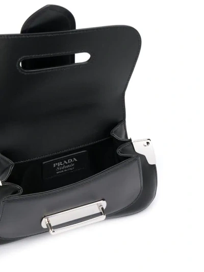 Shop Prada Sidonie Shoulder Bag In Black